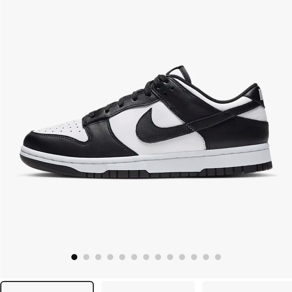 New Nike Dunk Low - Women’s Size 7 - Panda / White / White / Black (BNIB; NWT)